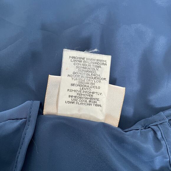 Vintage Shell Top Size 12 Blue Solid Short Sleeve Minimal Casual Relaxed Basic - Picture 10 of 11